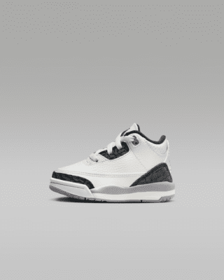 Jordan 3 Retro Cement Grey Baby Toddler Shoes. Nike